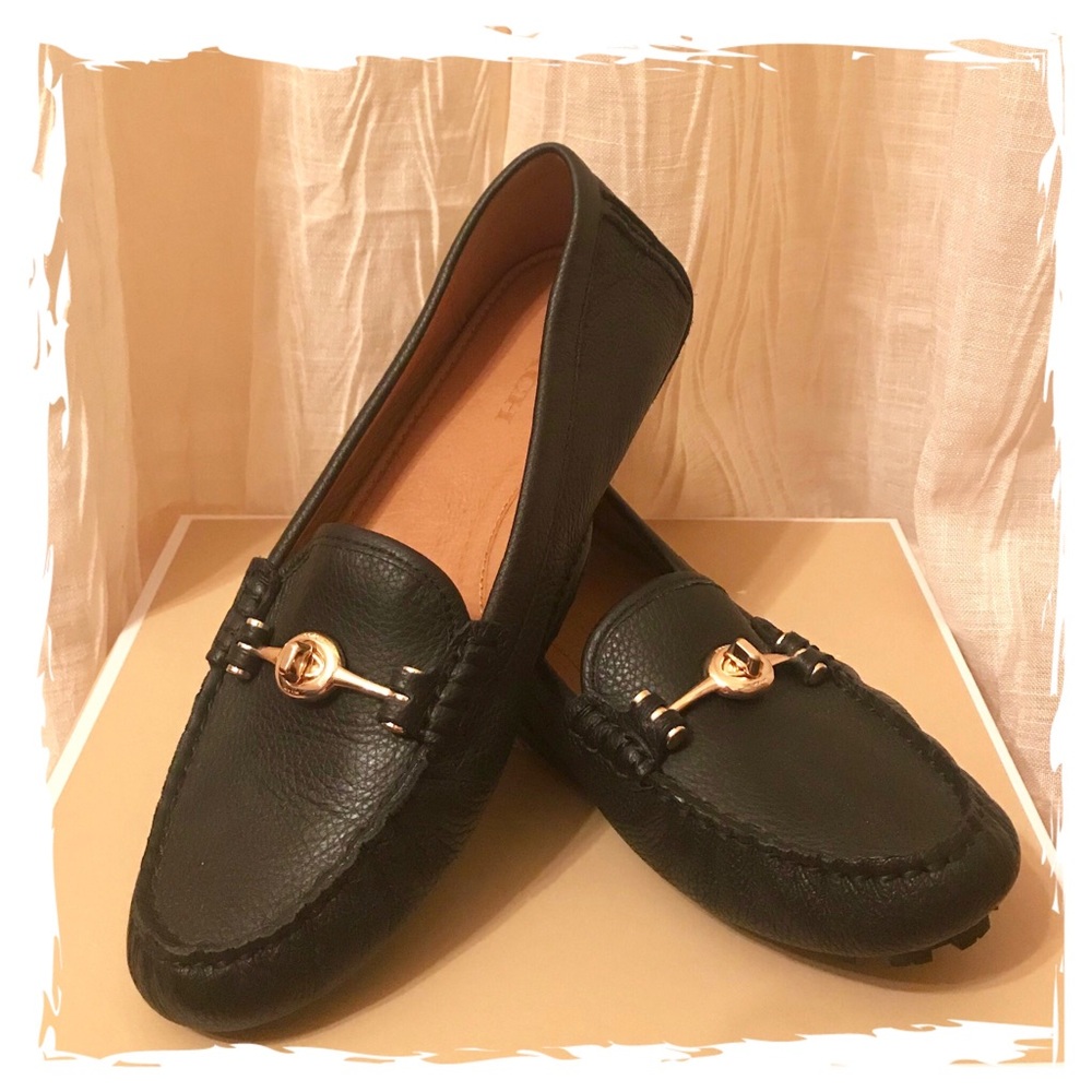 COACH “Arlene” Loafer Black Leather